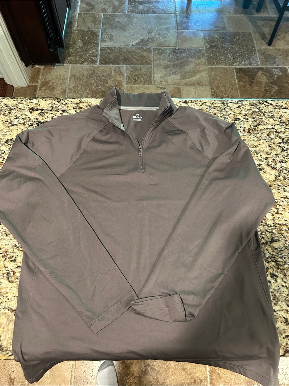 Under Armour Men's Quarter-Zip Pullover - Brown
